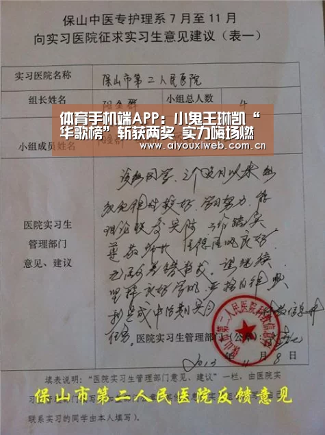 体育手机端APP:小鬼王琳凯“华歌榜”斩获两奖 实力嗨场燃爆盛典(图1) 爱游戏